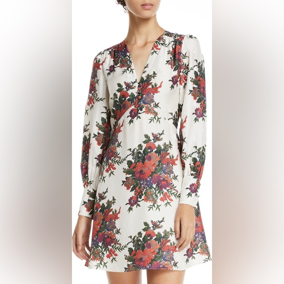 MCQ by Alexander McQueen silk mini dress - Picture 3 of 10